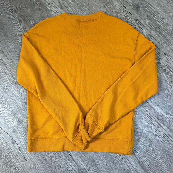 Disney H&M Mickey Mouse Crewneck Sweatshirt Women’s Small Mustard Yellow - Picture 9 of 10